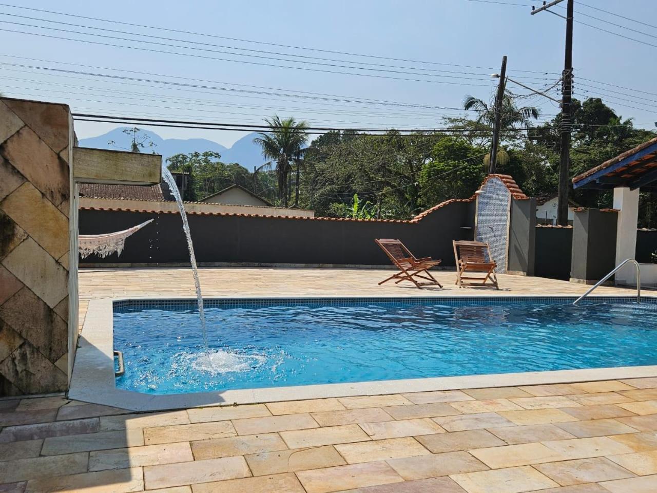 Casa Com Quadra De Areia Boraceia Sao Sebastiao Villa Exterior photo
