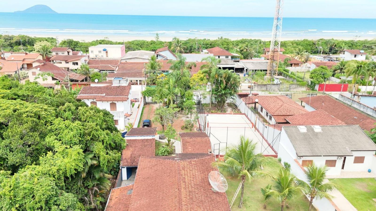 Casa Com Quadra De Areia Boraceia Sao Sebastiao Villa Exterior photo